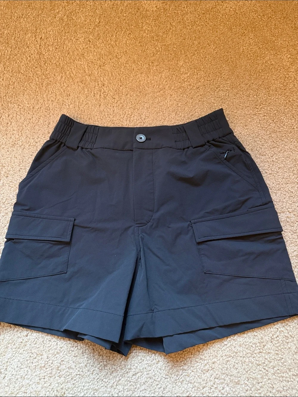 REI Dark Gray Cargo Shorts with Utility Pockets